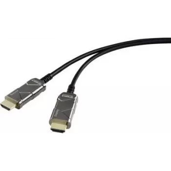 SpeaKa Professional HDMI kabelis 10 m Ultra HD 4K su Ethernet juodas [1x HDMI Male - 1x HDMI Male] SP-8821984