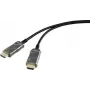 SpeaKa Professional HDMI kabelis 10 m Ultra HD 4K su Ethernet juodas [1x HDMI Male - 1x HDMI Male] SP-8821984