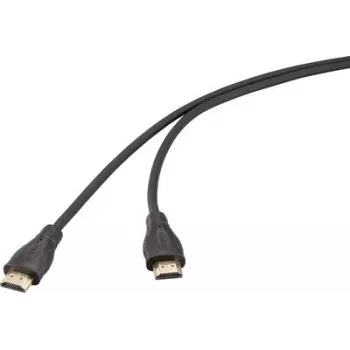SpeaKa Professional HDMI kabelis 1m 4K UHD auksuoti jungtys juodas SP-13660968