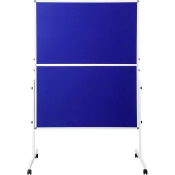 SpeaKa Professional moderavimo lenta SP-PB-B01 mėlynas filcas 1250 x 1850 mm sulankstoma su ratukais dvipusė SP-12058196