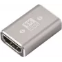SpeaKa Professional SP-11301992 HDMI adapteris moteriškas-moteriškas 8K 60Hz 4K 120Hz aliuminis pilkas