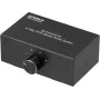 SpeaKa Professional SP-AS-500 4 portų Cinch audio perjungiklis dvikryptis metalinis korpusas