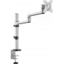 SpeaKa Professional SP-MM-1060 vieno monitoriaus laikiklis ant stalo 17-32 colių ekranams, aliuminis, visiškai judrus, reguliuojamo aukščio, VESA 75/100, 9kg, juodas SP-14376400