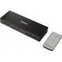 SpeaKa Professional SP-SWAP-500 2 prievadų HDMI KVM matricos perjungiklis su garsu, 4K UHD, USB 2.0 šakotuvu, metalinis, juodas SP-13904372