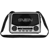 Garsiakalbis SVEN SRP-150, pilkas (3W, Bluetooth, FM/AM/SW, USB, microSD, žibintuvėlis, baterija)