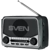 Garsiakalbis SVEN SRP-150, pilkas (3W, Bluetooth, FM/AM/SW, USB, microSD, žibintuvėlis, baterija)