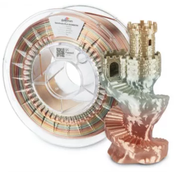 Spectrum PLA Silk Rainbow Ancient 1,75 mm 1 kg 3D spausdintuvo kaitinamoji medžiaga 81021
