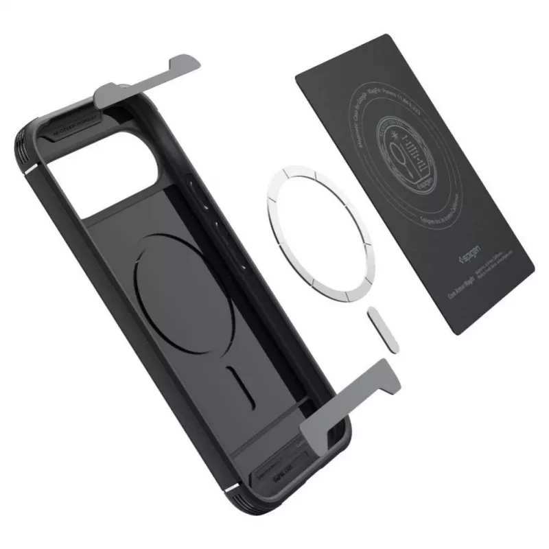 Spigen Core Armor Mag MagSafe dėklas, skirtas Google Pixel 10 Pro XL - matinė juoda