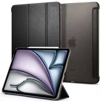 Spigen Smart Fold Case, skirta iPad Air 13 inch 2024 - juoda
