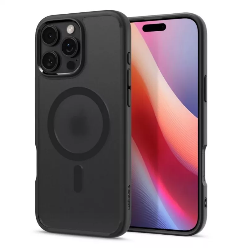 Spigen Ultra Hybrid Mag Case su MagSafe, skirtas iPhone 16 Pro - Juoda