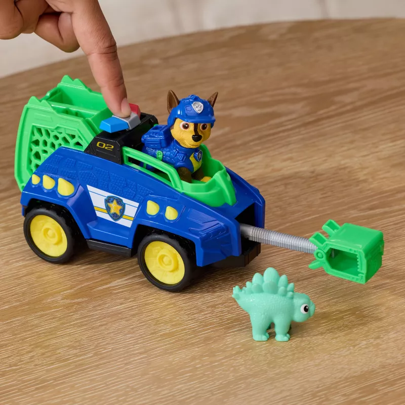 SPINMASTER Paw Patrol: The Dino Movie - Chase's Dino Rescue Cruiser