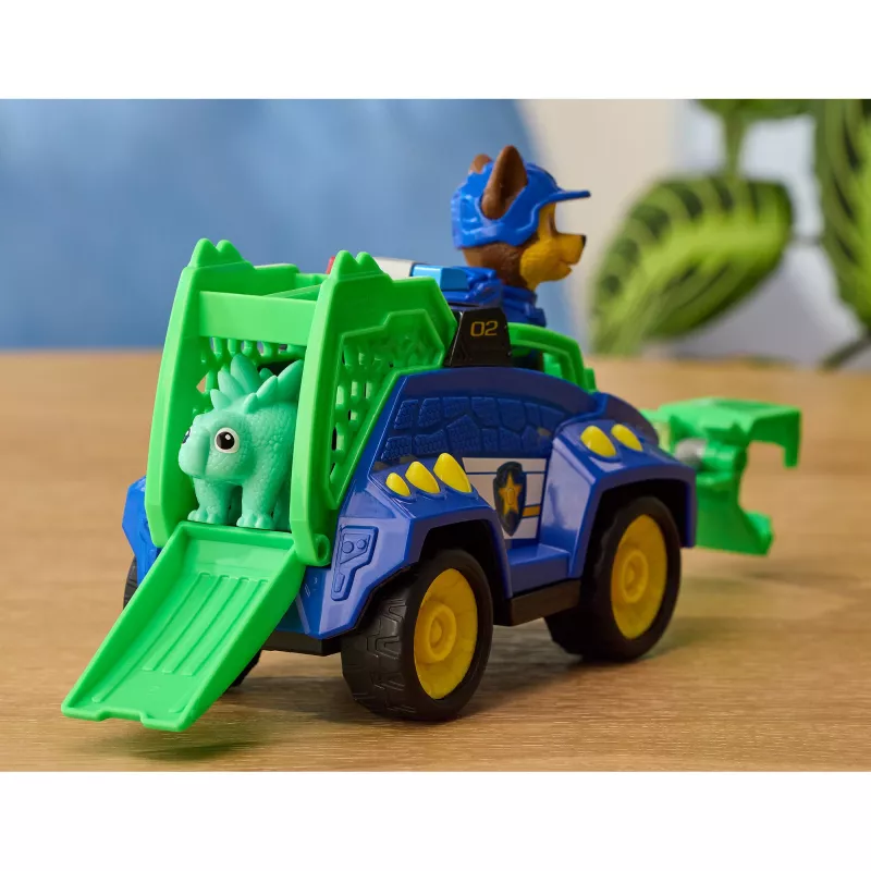 SPINMASTER Paw Patrol: The Dino Movie - Chase's Dino Rescue Cruiser
