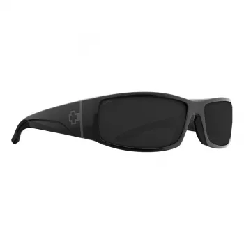 SPY akiniai nuo saulės unisex 6700000000285 matinis juodas rėmelis, dūminiai lęšiai 63/14/130 mm