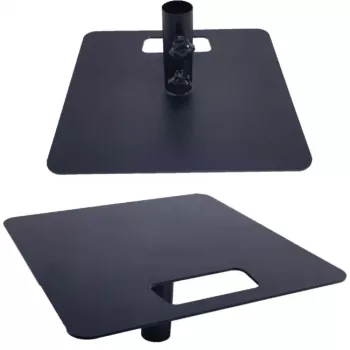 Kvadratinis adapterio pagrindas DNA HEAD PLATE 1 – nerūdijančio plieno 510 tvirtinimo plokštelė, 24 x 24 mm