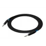 SSQ JMPJMP5 SS-1449 Instrumentinis kabelis 6.35mm TS kištukas į 6.35mm TS kištuką 5 m juodas
