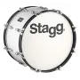 Stagg MABD-2012 žygiuojantis bosinis būgnas 20 colių x 12 colių baltas