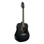 Stagg SA20D BLK Dreadnought akustinė gitara - juoda