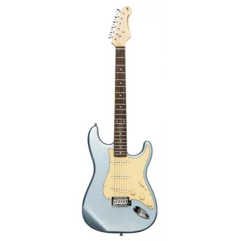 Stagg SES-30 IBM elektrinė gitara - Ice Blue Metallic
