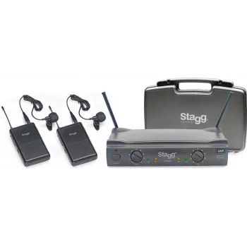 Stagg SUW 50 LL EG EU UHF belaidė lavalier mikrofonų sistema