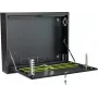 STALFLEX CR19-2U-130-B Sieninis stovas 2U 19 colių 130 mm gylio juodas