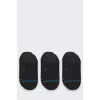 Stance Icon No Show 3 porų sportinių kojinių rinkinys juodos 3 poros