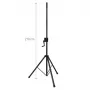 STAND4ME SP 22 kolonėlinis stovas su keltuvu - juodas, 105-180 cm, 30 kg apkrova
