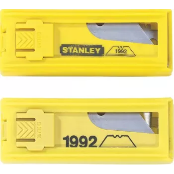Stanley 0-11-921 Trapecinės keičiamosios nuimamos ašmenys, didelio anglies kiekio plienas, 10 vnt.
