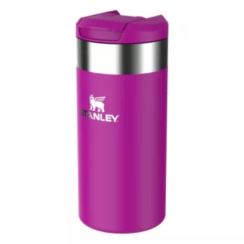 STANLEY 1913 AeroLight Transit Mug 0,35L violetinė - Thermos dvigubų sienelių vakuuminė izoliuota kelioninė puodelis, nesandarus DrinkLock dangtelis, 6h karštas / 12h šaltas, itin lengvas nerūdijantis plienas