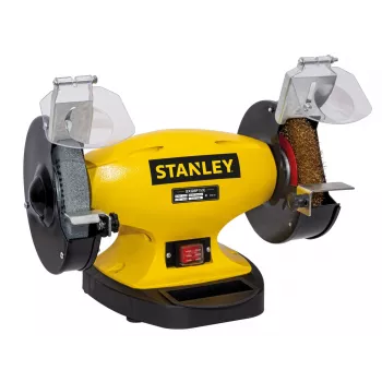 STANLEY 2-in-1 Bench Grinder su šlifavimo akmeniu ir vieliniu šepečiu SXGBP150E