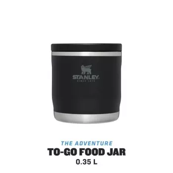 STANLEY Adventure To-Go vakuuminis termosas maistui 0,35L juodas