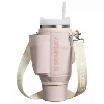 STANLEY All-Day Quencher Carry-All apsauginis nešiojimo dėklas 1,18 l termosui su šiaudeliu, šviesiai rožinis