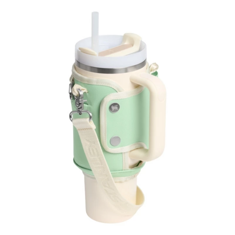 STANLEY Nešiojimo dėklas, skirtas „The All-Day Quencher Carry-All“ 1,18 l termosui su šiaudeliu – pistacijų spalvos