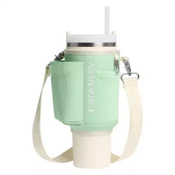 STANLEY Nešiojimo dėklas, skirtas „The All-Day Quencher Carry-All“ 1,18 l termosui su šiaudeliu – pistacijų spalvos