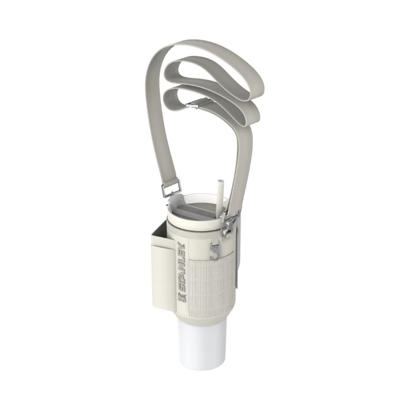 STANLEY nešiojimo dėklas, skirtas „The All-Day Quencher Carry-All“ 1,18 l termosui su šiaudeliu, kreminės spalvos