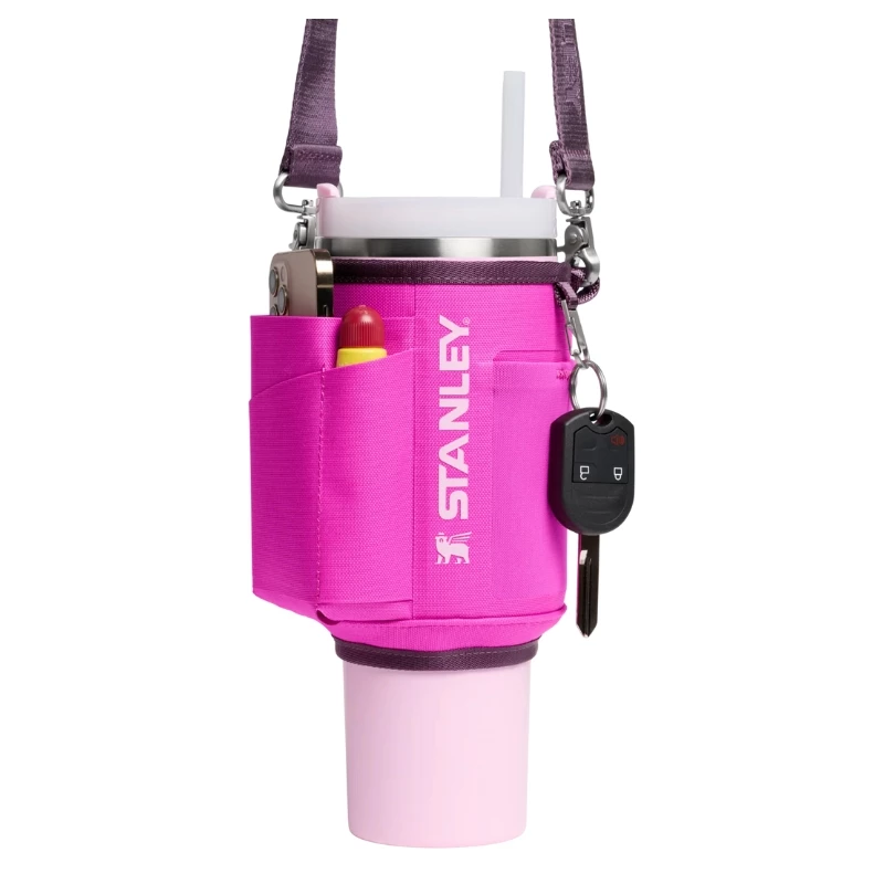 STANLEY nešiojimo dėklas termo puodeliui su šiaudeliu The All-Day Quencher Carry-All 1,18L violetinė