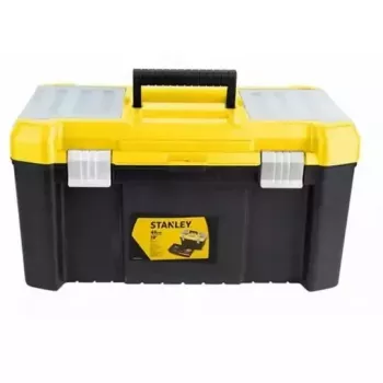 STANLEY Essential 19 colių įrankių dėžė su organizatoriais, juoda/geltona