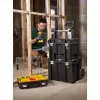 Stanley FATMAX PRO-STACK Įrankių kietas dėklas, 22L, IP54, Juoda su geltonais akcentais