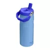 STANLEY IceFlow Bottle Flip Straw 2.0 0,47L šviesiai mėlyna termo gertuvė su šiaudeliu