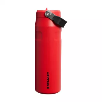 STANLEY IceFlow Bottle Flip Straw 2.0 0,71 l tamsiai raudonas termosas su šiaudeliu