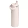 STANLEY IceFlow Bottle Flip Straw 2.0 0,71 l šviesiai rožinė (Guava) – 24oz daugkartinio naudojimo nerūdijančio plieno vandens butelis su atlenkiamu šiaudeliu, dvigubos sienelės vakuuminė izoliacija, nepralaidus, be BPA, galima plauti indaplovėje