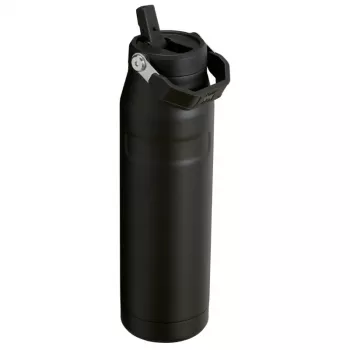 STANLEY IceFlow Bottle Flip Straw 2.0 1,06L juodas termosas su šiaudeliu