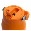 STANLEY IceFlow Bottle Flip Straw 2.0 1,06 l oranžinė - Nesandari? Ne, sandari flip straw dangtelis, dvigubos sienelės vakuuminė izoliacija, nerūdijančio plieno termosas