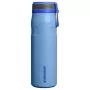 STANLEY IceFlow Bottle Twist Flip 0,71 l šviesiai mėlyna vakuuminė izoliuota nerūdijančio plieno vandens gertuvė su šiaudeliu