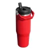 STANLEY IceFlow Flip Straw 2.0 termosas 0,89L tamsiai raudonas