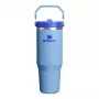 STANLEY IceFlow Flip Straw 2.0 termosas 0,89 l šviesiai mėlynas