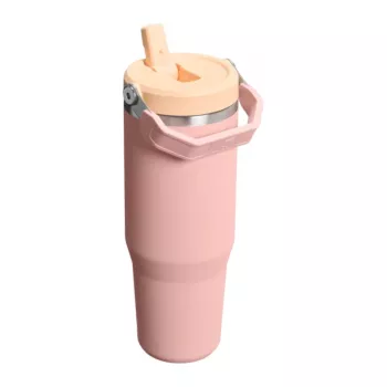 STANLEY IceFlow Flip Straw 2.0 termosas 0,89 l persikų rožinės spalvos