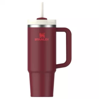 STANLEY Quencher H2.0 FlowState termosas 0,89 l tamsiai raudonas su šiaudeliu