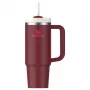 STANLEY Quencher H2.0 FlowState termosas 0,89 l tamsiai raudonas su šiaudeliu