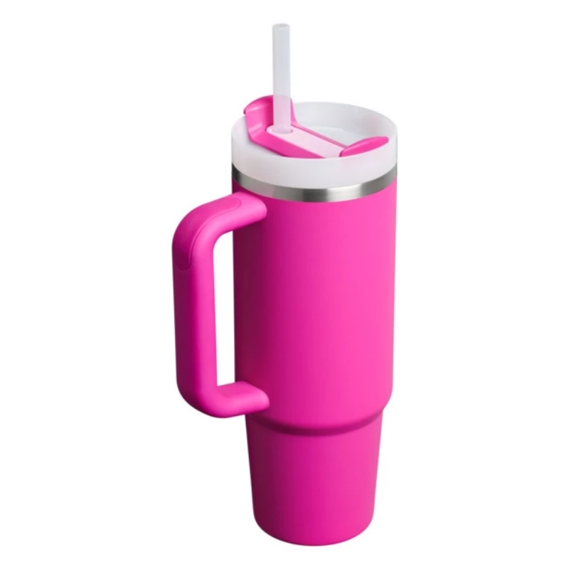 STANLEY Quencher H2.0 FlowState termosas 0,89 l Fuchsia su šiaudeliu