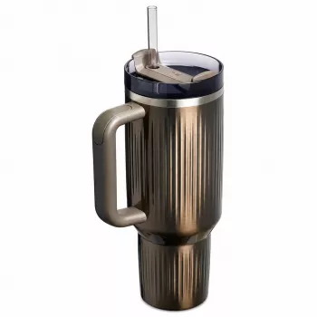 STANLEY Quencher H2.O Fluted termo puodelis 1,18 l GunMetal Shine